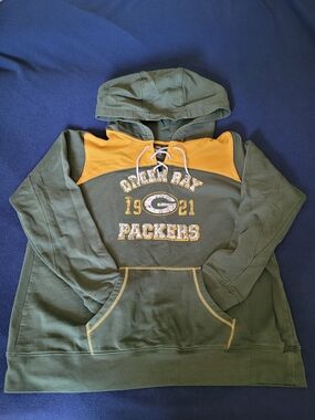 Green Bay Packers Hooded Sweatshirt - Green & Gold